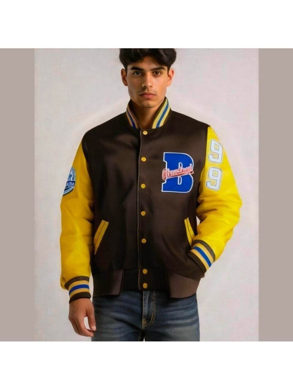 Headgear classics Cleveland Buckeye's Varsity jacket Size XL
